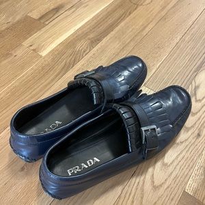 AUTHENTIC MEN’S PRADA LEATHER LOAFERS